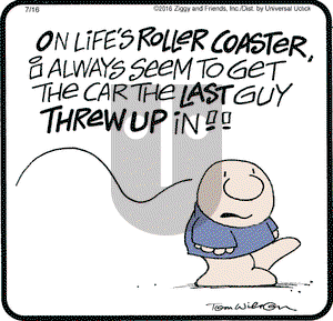 Ziggy on Saturday July 16, 2016 Comic Strip