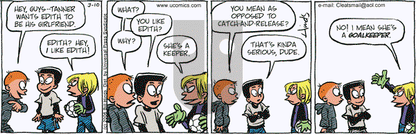 Cleats on Friday March 10, 2006 Comic Strip