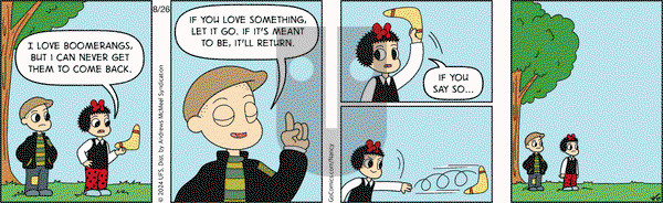Nancy - Monday August 26, 2024 Comic Strip