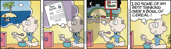 Drabble - Thursday February 25, 2021 Comic Strip