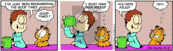 Garfield on Monday September 15, 1997 Comic Strip