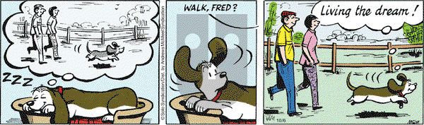 Fred Basset on Saturday October 6, 2018 Comic Strip