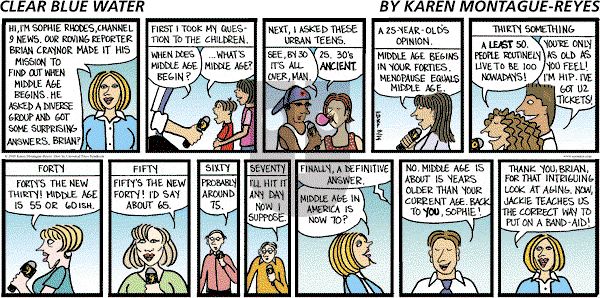Clear Blue Water on Sunday August 14, 2005 Comic Strip