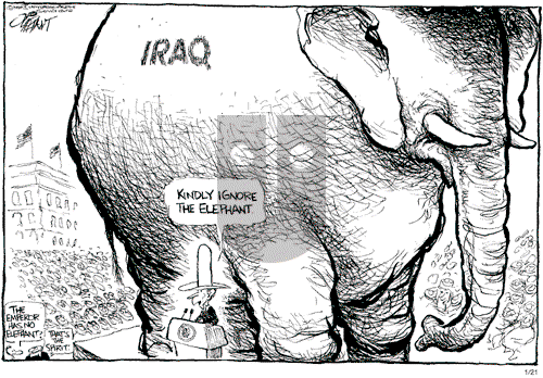Pat Oliphant - Friday January 21, 2005 Comic Strip