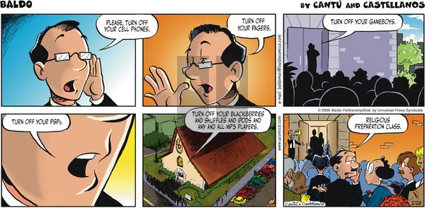 Baldo on Sunday February 26, 2006 Comic Strip