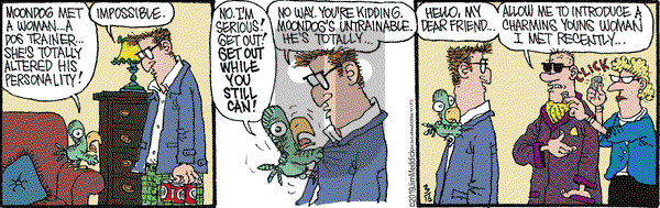 Monty on Saturday March 16, 2019 Comic Strip