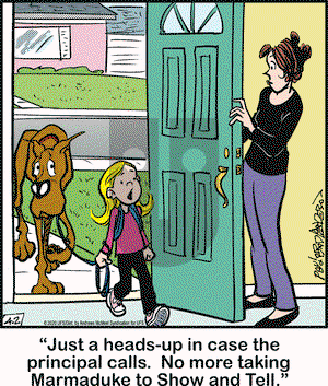 Marmaduke on Thursday April 2, 2020 Comic Strip