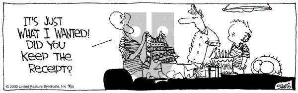 The Buckets on Saturday May 6, 2000 Comic Strip