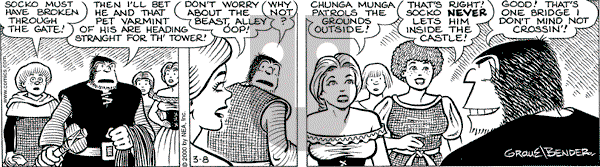 Alley Oop on Wednesday March 22, 2000 Comic Strip