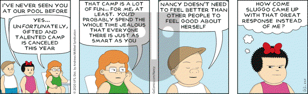 Nancy on Tuesday August 4, 2020 Comic Strip