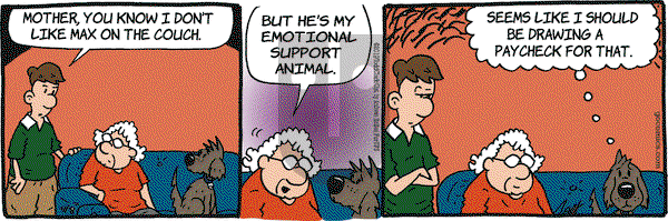 Lola on Monday April 8, 2019 Comic Strip