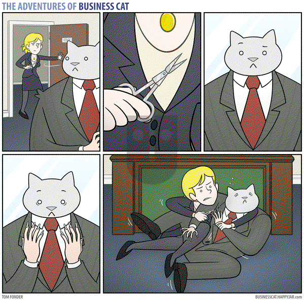 The Adventures of Business Cat on Monday May 9, 2016 Comic Strip