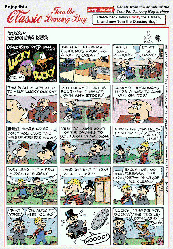 Tom the Dancing Bug on Thursday September 20, 2012 Comic Strip