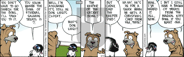 Get Fuzzy on Wednesday August 15, 2012 Comic Strip