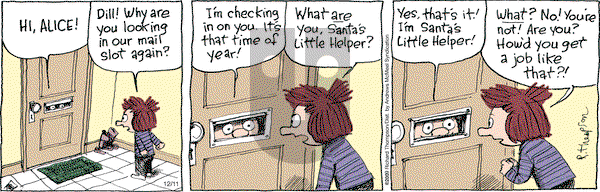 Cul de Sac on Wednesday December 11, 2019 Comic Strip