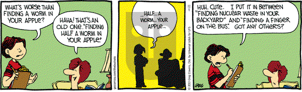 The Buckets on Monday November 4, 2013 Comic Strip
