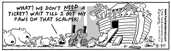 Frank and Ernest on Saturday August 30, 1997 Comic Strip