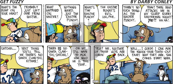 Get Fuzzy on Sunday May 5, 2013 Comic Strip