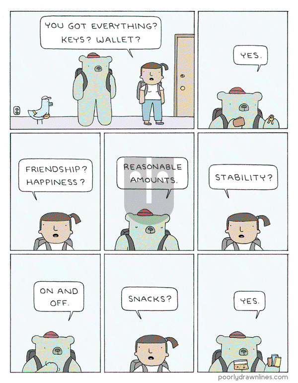 Poorly Drawn Lines on Friday May 24, 2019 Comic Strip