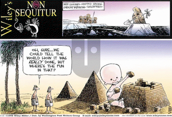 Non Sequitur on Sunday August 30, 1998 Comic Strip