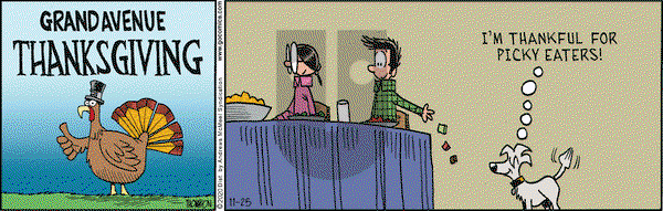 Grand Avenue on Wednesday November 25, 2020 Comic Strip