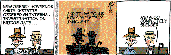 La Cucaracha on Monday April 14, 2014 Comic Strip