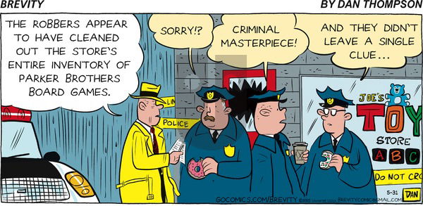 Brevity on Sunday May 31, 2015 Comic Strip