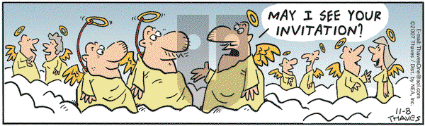 Frank and Ernest on Thursday November 8, 2007 Comic Strip