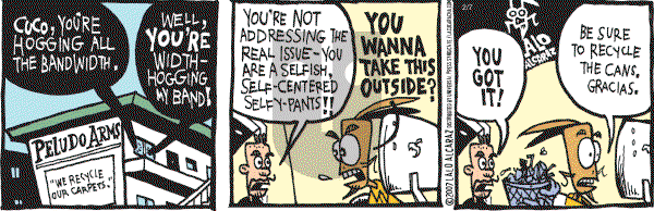 La Cucaracha on Wednesday February 7, 2007 Comic Strip