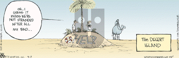 Non Sequitur - Wednesday March 7, 2012 Comic Strip