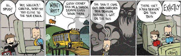 Wallace the Brave on Saturday March 31, 2018 Comic Strip