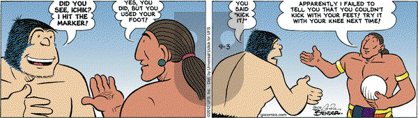 Alley Oop on Monday September 3, 2012 Comic Strip