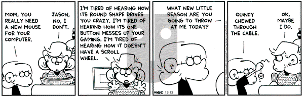 FoxTrot on Saturday December 13, 2003 Comic Strip