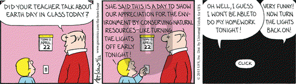 The Born Loser - Wednesday April 22, 2015 Comic Strip