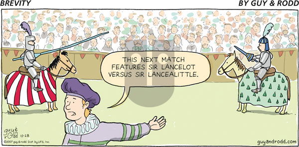 Brevity on Sunday October 28, 2007 Comic Strip