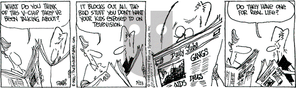 The Buckets on Saturday March 23, 1996 Comic Strip