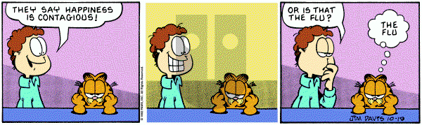 Garfield on Monday October 19, 1992 Comic Strip