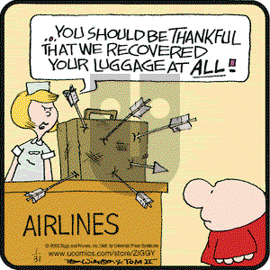 Ziggy on Friday January 31, 2003 Comic Strip