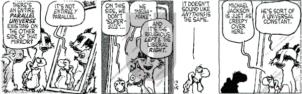 Over the Hedge on Thursday December 15, 2005 Comic Strip