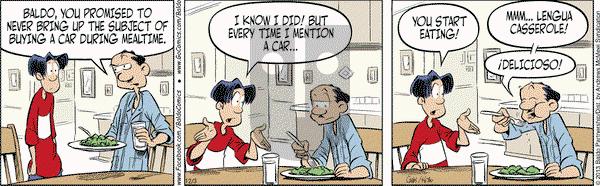 Baldo on Monday December 3, 2018 Comic Strip