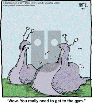In the Bleachers on Tuesday April 1, 2014 Comic Strip