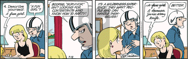 Doonesbury on Thursday July 12, 2001 Comic Strip