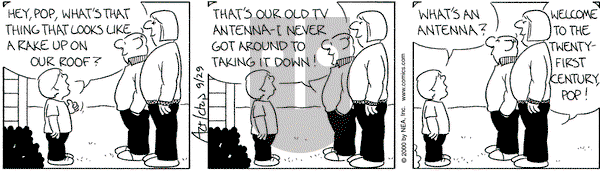 The Born Loser on Friday September 29, 2000 Comic Strip