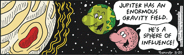 Frank and Ernest on Saturday August 20, 2016 Comic Strip