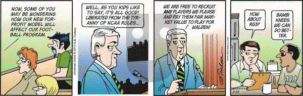 Doonesbury on Saturday February 22, 2014 Comic Strip