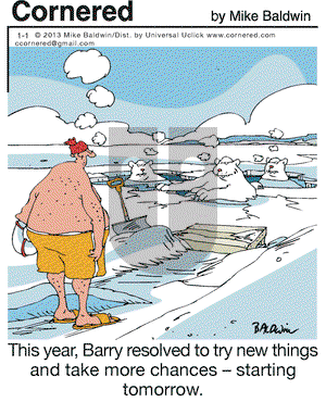 Cornered on Tuesday January 1, 2013 Comic Strip