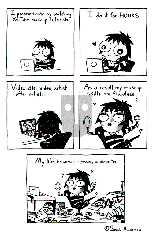 Sarah's Scribbles - Saturday May 28, 2016 Comic Strip
