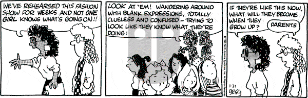 Luann on Wednesday January 31, 1990 Comic Strip