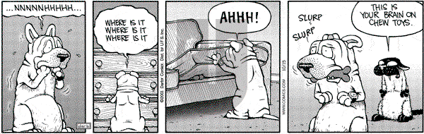 Get Fuzzy on Thursday January 3, 2002 Comic Strip