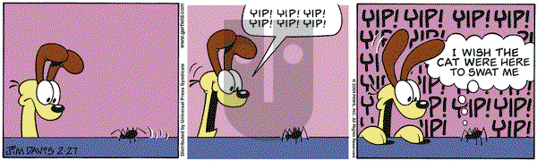 Garfield on Friday February 27, 2004 Comic Strip